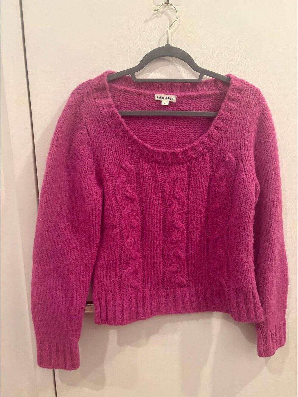 Roller Rabbit Pink Sweater Size M